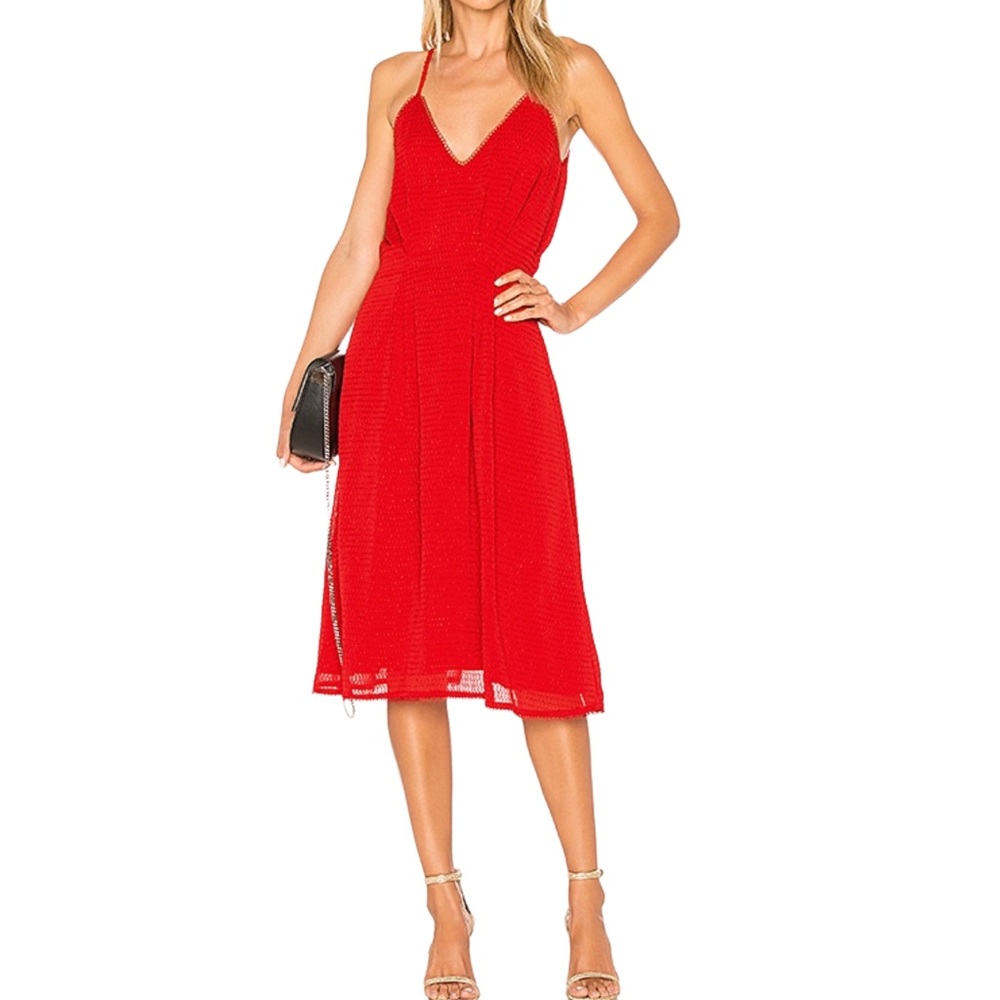 REVOLVE Red Midi Dress